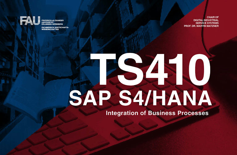 TS410 SAP S4/HANA Anmeldungen ab sofort möglich!