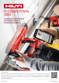 Zum Artikel "Hilti IT Competition 2020"