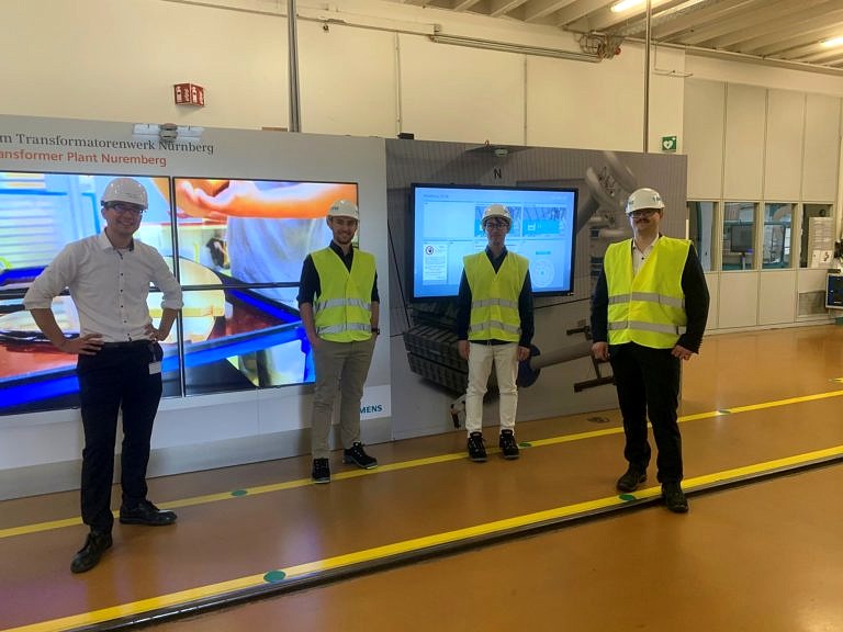 DISS @ Siemens Energy AG: Werksbesichtigung im Nürnberger Trafowerk