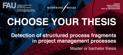 Zum Artikel "Bachelor-/Masterarbeit: Detektion von strukturierten Prozessfragmenten in Projektmanagementprozessen"