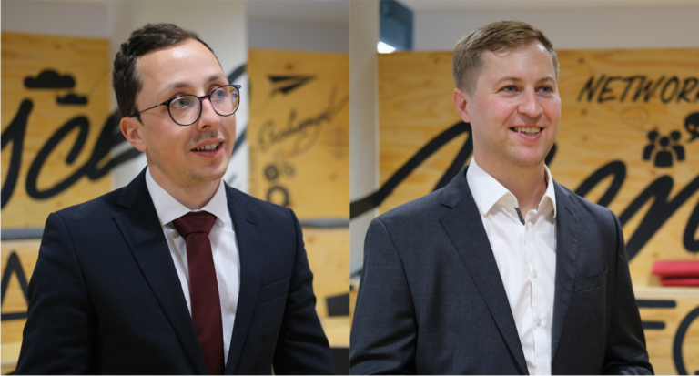 Herzlichen Glückwunsch an Tobias und Matthias!