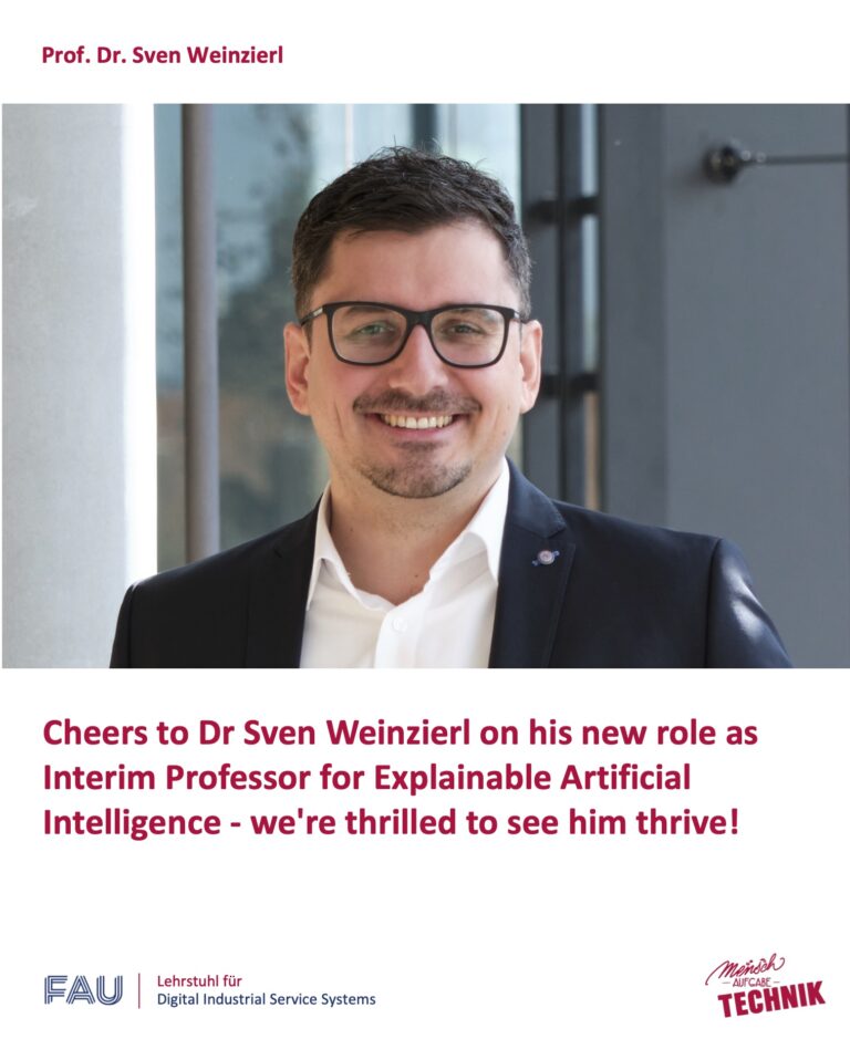 Gratuliere, Prof. Sven Weinzierl!
